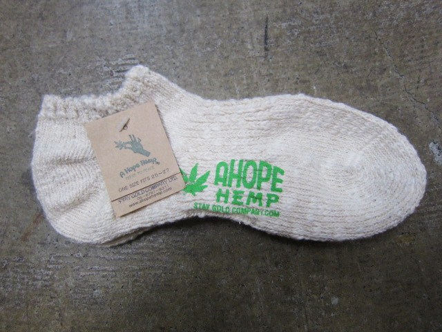 A HOPE HEMP! HEMP(麻)MIX SOX (アンクル系) 久々の大量入荷です♪♪♪_d0152280_75424.jpg