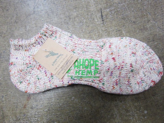 A HOPE HEMP! HEMP(麻)MIX SOX (アンクル系) 久々の大量入荷です♪♪♪_d0152280_7878.jpg