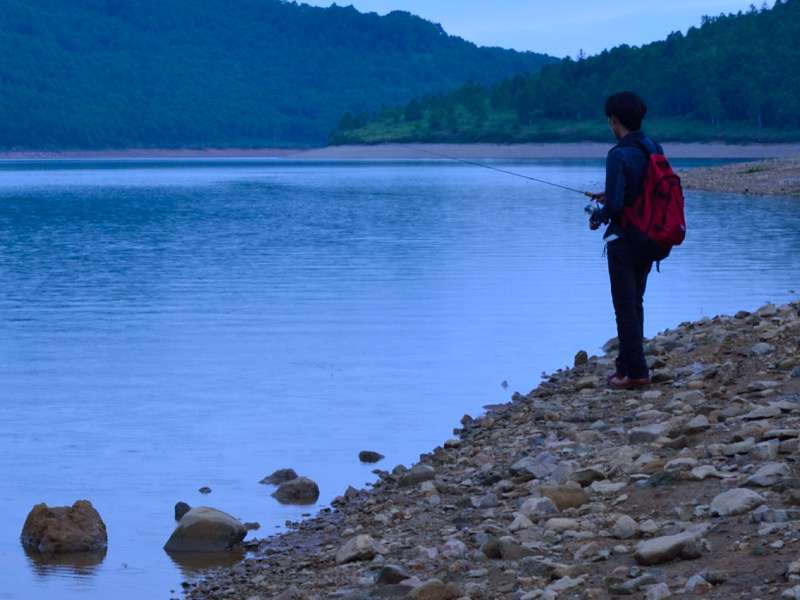 Hiker & Fisher camp in 天空の湖　野反湖キャンプ場_a0283988_13144283.jpg