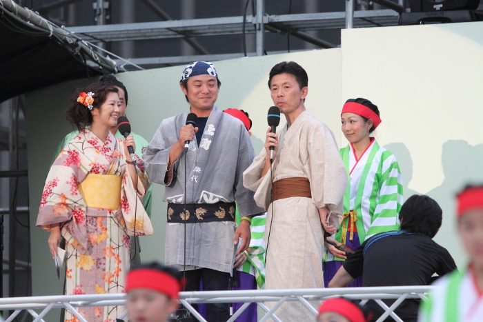 第59回よさこい祭り 前夜祭 上町よさこい鳴子連 その1_a0077663_8164994.jpg