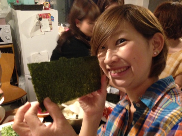 手巻き寿司!_d0195511_14262889.jpg