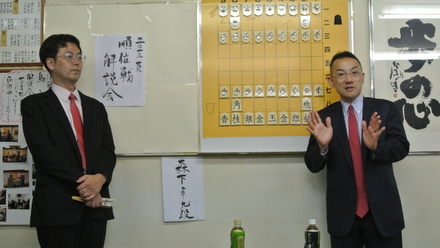 森下卓九段&島朗九段2013夏・順位戦解説会_f0236865_23174663.jpg