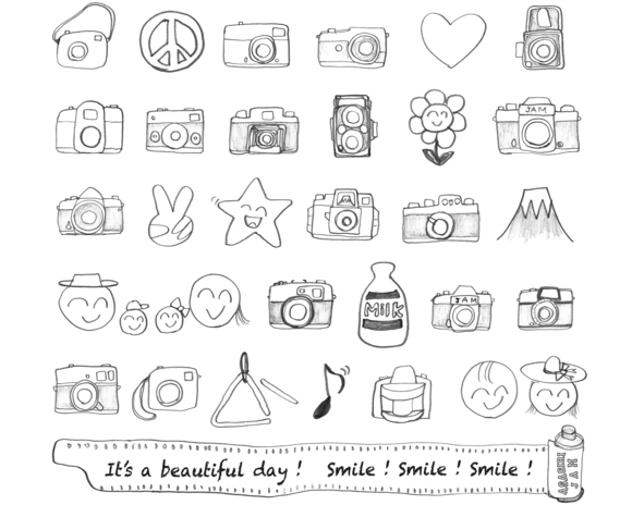 FRF2013 x ASAGIRI jams　WネームTシャツ「smile camera designed by みやちとーる」_d0126033_16403271.jpg