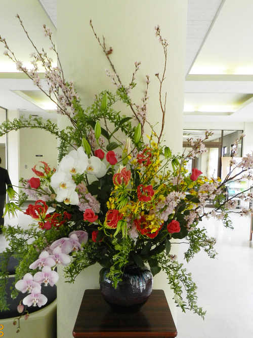 大学卒業式 式典花 花松日記 大学卒業式 式典花 花松日記