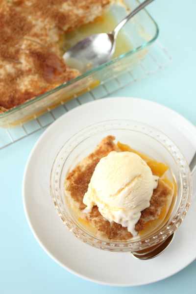 ピーチコブラー　Peach Cobbler with Fresh/Canned Peaches_d0166271_8315665.jpg