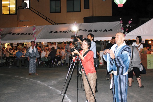 復活「吉野音頭」で盛り上がる梅の里の納涼盆踊り大会_f0059321_11484043.jpg