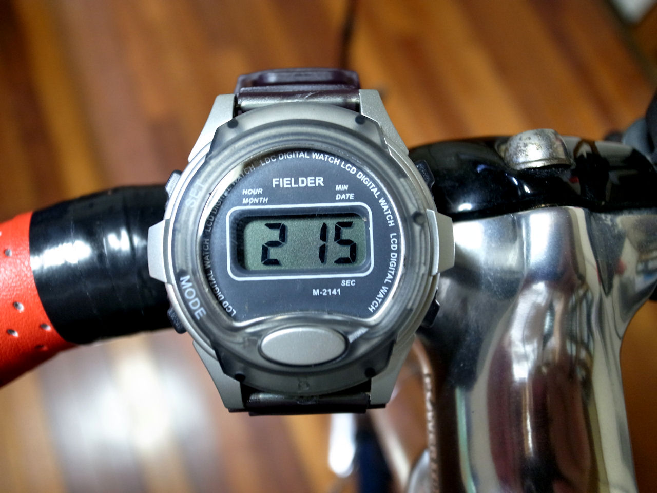 自転車 時計 ハンドル