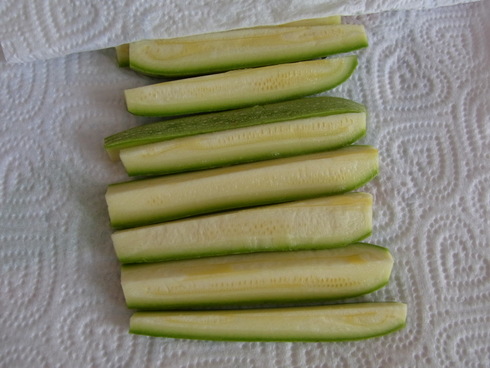夏のイタリア料理ズッキーニのマリネ ☆ Carpionata di zucchine_b0246303_21532958.jpg