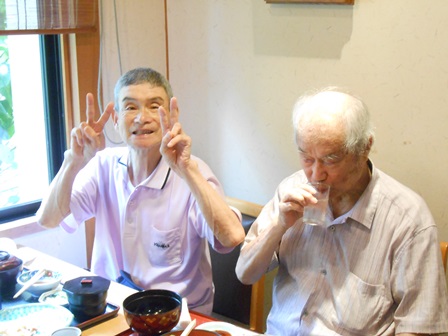 平成25年7月30日(火) 和の香り漂うお店での外食Day♪ (デイサービス)_b0193521_20233024.jpg