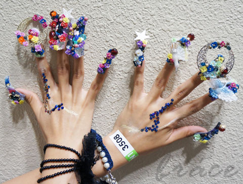 【brace】アジアネイルフェスティバル 布施店 武藤&佐野ペア StylishNAIL賞獲得!受賞レポートと作品者品_c0080367_18325119.jpg