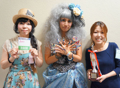 【brace】アジアネイルフェスティバル 布施店 武藤&佐野ペア StylishNAIL賞獲得!受賞レポートと作品者品_c0080367_183264.jpg