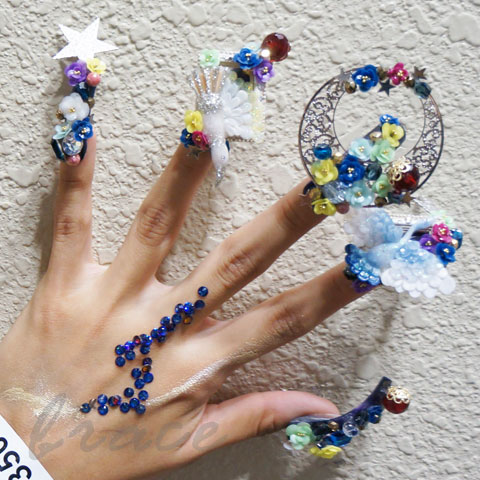 【brace】アジアネイルフェスティバル 布施店 武藤&佐野ペア StylishNAIL賞獲得!受賞レポートと作品者品_c0080367_1833062.jpg