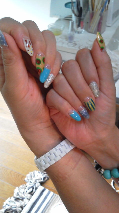 20130801 魚ネイル Love Peace 20130801 魚ネイル Love Peace