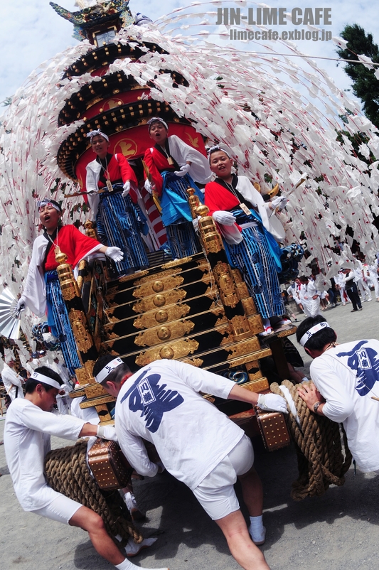 秩父川瀬祭上町の笠鉾_e0222506_701578.jpg