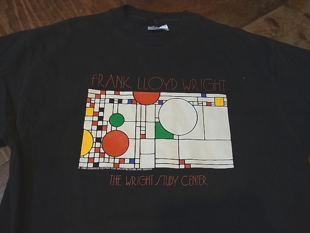 8/3(土)入荷!90'S フランクロイド ライト Tシャツ! : ショウザン