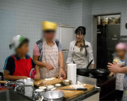 親子料理教室~自家製味噌だれで名古屋風クリームスパ~_f0168317_17501571.jpg
