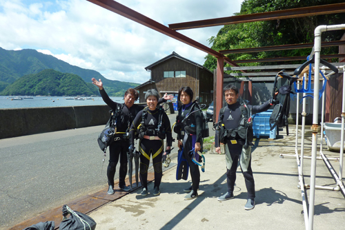 2013年8月3日（土）　音海で人魚のワイングラス_b0137083_19392899.jpg