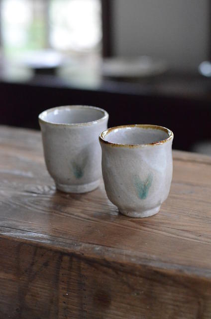 「松村英治・左藤玲朗二人展」 湯呑(松村英治)_d0087761_0582176.jpg
