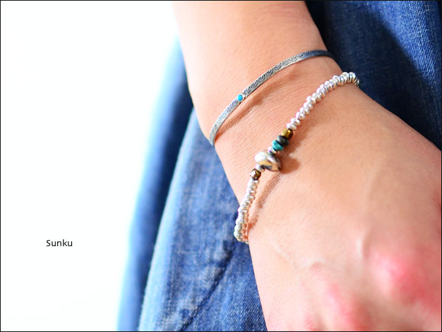 Sunku 39 [サンク] Silver Beads Bracelet [SK-005/SK-005LS] _f0051306_214195.jpg