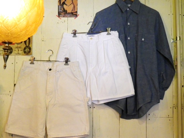 \"Dickies\" 　\"Ralph Lauren\"爽やかな　ホワイトショーツ_a0182112_14404867.jpg