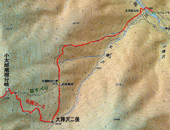 南アルプス・白峰三山　（1日目）　2013.08.01_f0196109_955113.gif