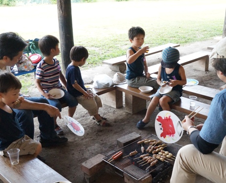 ブドウ狩り、BBQ ♪_b0188327_9191635.jpg