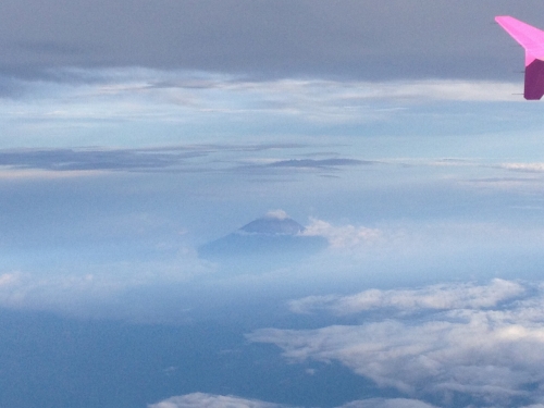 飛行機から富士山！_a0063845_1146555.jpg