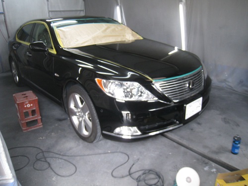 レクサス　ＬＳ460　ｺｰﾃｨﾝｸﾞ施工。（神戸）_b0142345_1713168.jpg