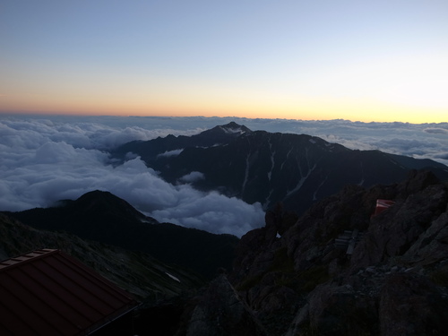 ③はじめての槍ヶ岳　槍ヶ岳山荘泊まり_e0271890_10365779.jpg