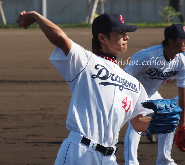 浅尾拓也投手フォト＠北谷キャンプ_e0222575_1328119.jpg