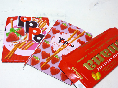 お菓子の包みが捨てられない キモノとリメイク