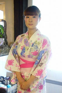 真夏に涼しげな浴衣の着付け_a0123703_18532945.jpg