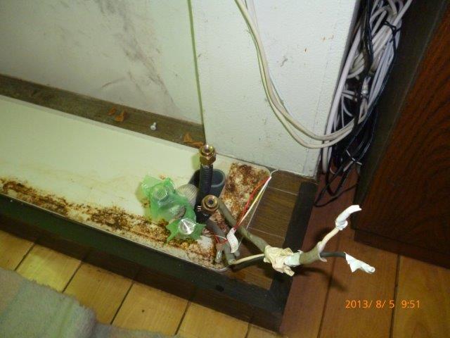 隠蔽配管仕様 TESガスエアコン入替 1_e0207151_17273751.jpg