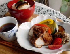 #3:味噌漬け鶏竜田揚げのひやむぎ御膳 その2_a0116684_11195142.jpg
