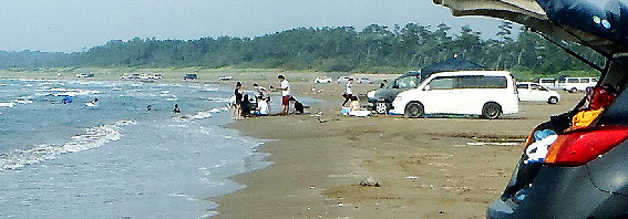 海水浴 柴垣海岸 Space Taki スペース滝