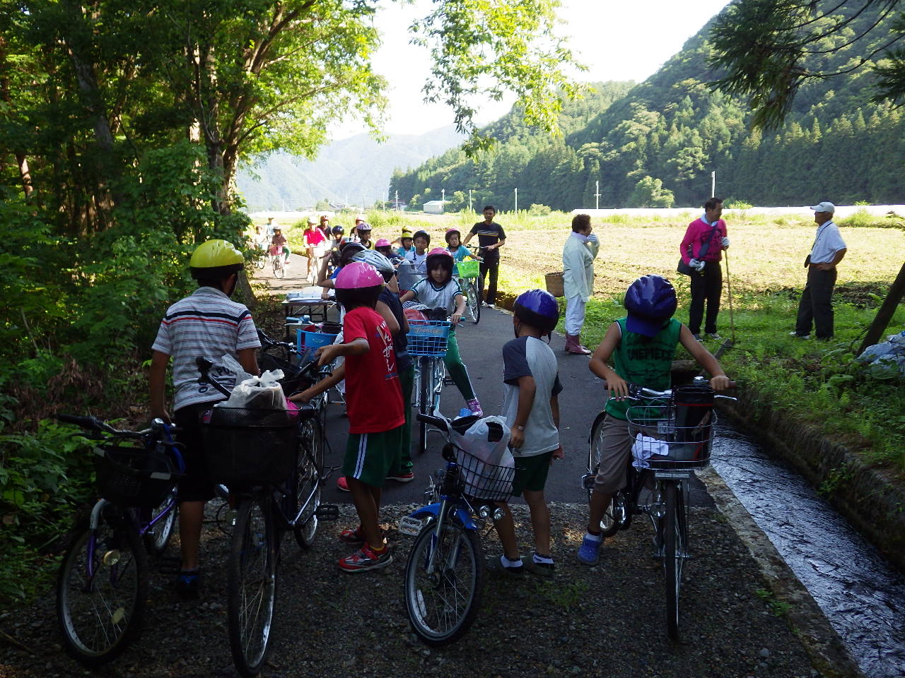 田部環境保全会での水質調査!_a0256619_1838161.jpg