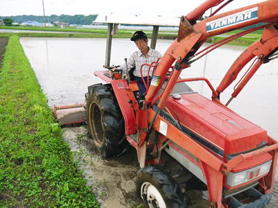 七城米　長尾農園　強い根が張り、再び給水開始!!_a0254656_184443.jpg