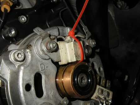 R100RS+クマガヤ 整備点検 (充電回路の交換)_e0218639_10575741.jpg