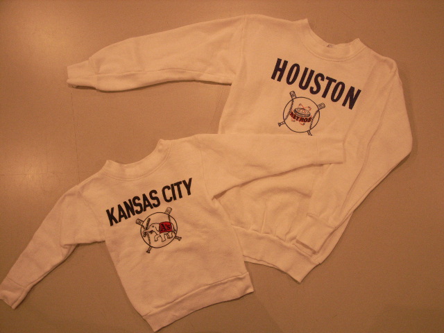 \"VINTAGE SWEAT KANSAS CITY A\'S / HOUSTON ASTROS\"ってこんなこと。_c0140560_1421750.jpg