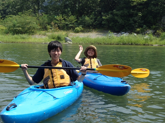 夏休みは川遊び_b0225495_6593270.jpg