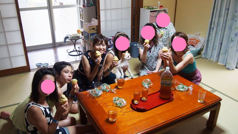 豆腐と豚小間とレタスのさっと煮&日本滞在記(13)THE日本のおうち_d0104926_1339275.jpg