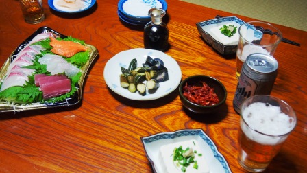 豆腐と豚小間とレタスのさっと煮&日本滞在記(13)THE日本のおうち_d0104926_1343354.jpg