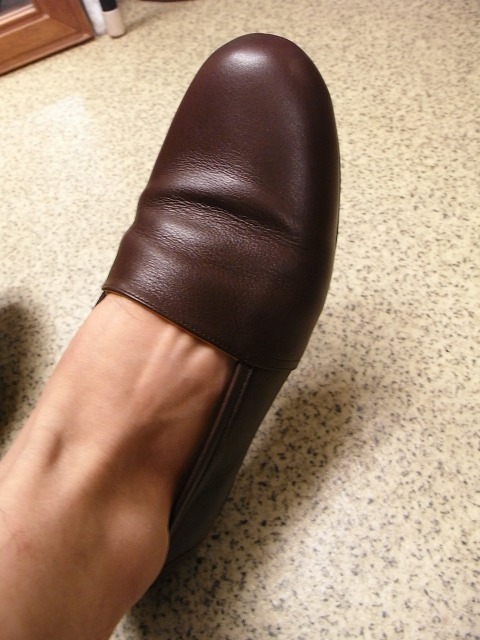 selffoto 198　with slip on leather shoes_e0130546_20272456.jpg