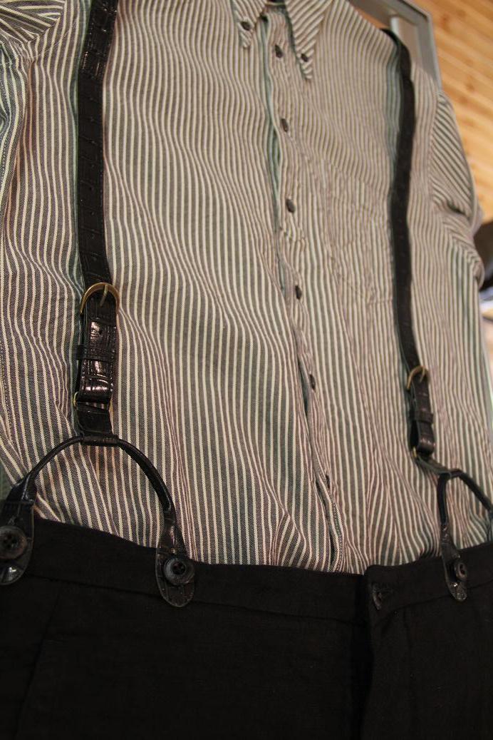 E013103　ジャンゴアトゥール　サスペンダー E013103 ジャンゴアトゥール サスペンダー LEATHER SUSPENDER