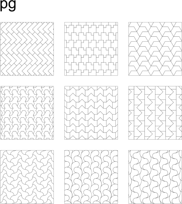 模様展示の標準化 その8 幾何学模様のブログ みずすましの図工ノート