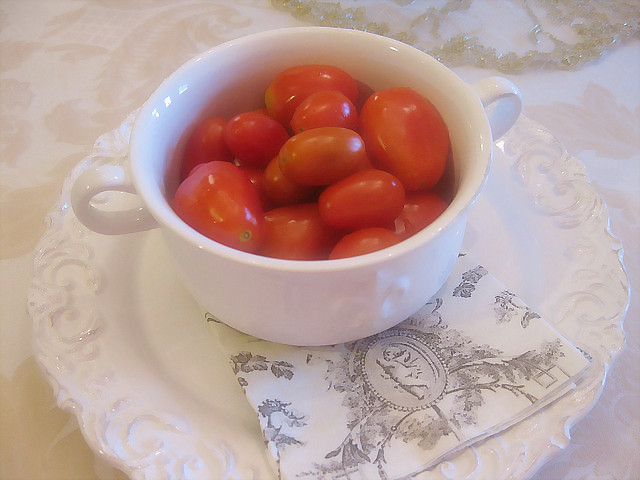 オーガニックのローマトマト Michiko S Tea Protocol Southern Style Class 紅茶 プロトコールエチケット 暮らしをデザインするアンティークのあるインテリア 実践styleで学ぶ教室