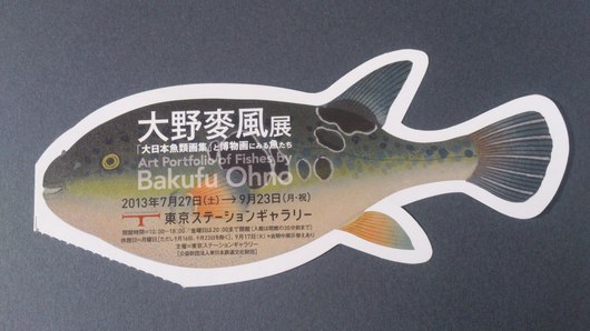 大野麥風展―「大日本魚類画集」と博物画に見る魚たち_f0280238_2129342.jpg