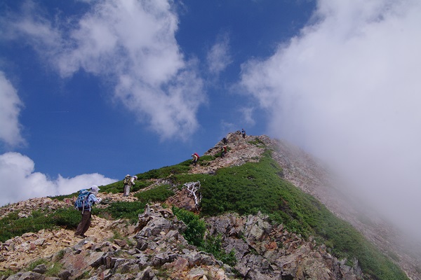 唐松岳・五竜岳（２）_d0164761_14131428.jpg