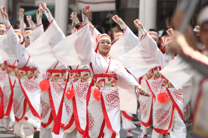 第60回よさこい祭り 本祭2日目 ほにや その1_a0077663_1912105.jpg