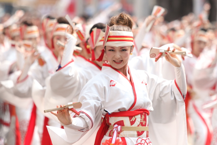 第60回よさこい祭り 本祭2日目 ほにや その1_a0077663_19141143.jpg